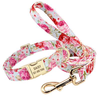 Personalized Collar & Leash Sets