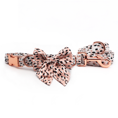 The Harlow Lady Bow Collar & Leash Set