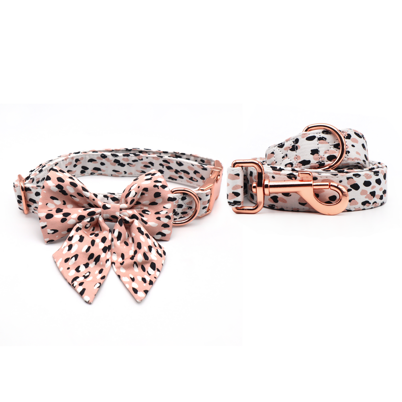 The Harlow Lady Bow Collar & Leash Set