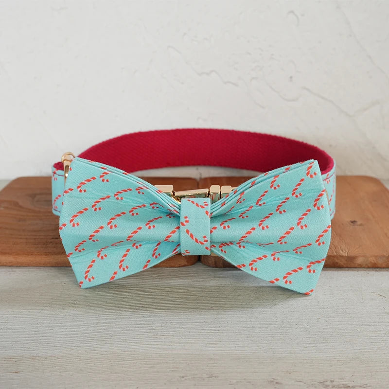 Peppermint Twist Collar & Leash Set