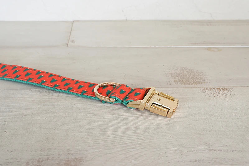 Christmas Trees - Red Collar & Leash Set