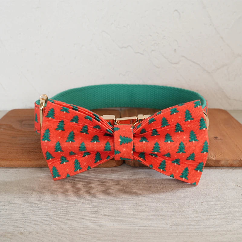 Christmas Trees - Red Collar & Leash Set