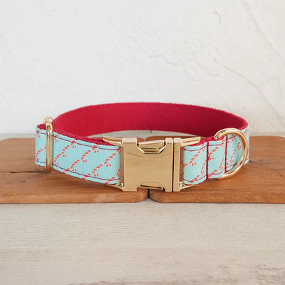 Peppermint Twist Collar & Leash Set