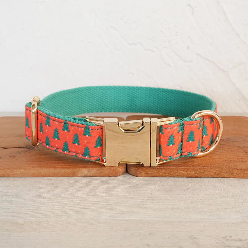 Christmas Trees - Red Collar & Leash Set