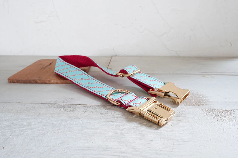 Peppermint Twist Collar & Leash Set