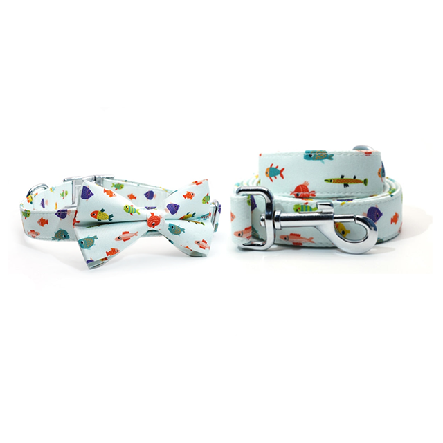 Catch of the Day Collar & Leash Set