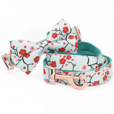 Cherry Blossom Collar & Leash Set