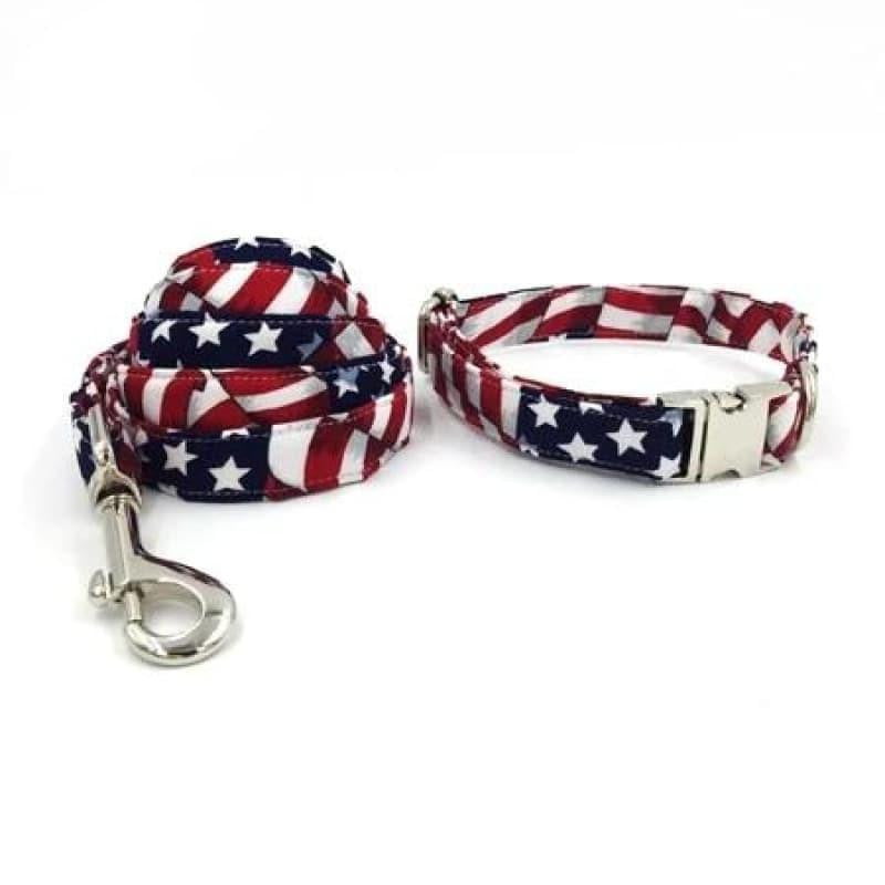 All American Collar & Leash Set - Collar & Leash Set