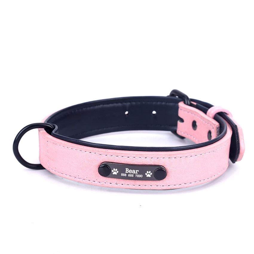 Personalized Leather Collar