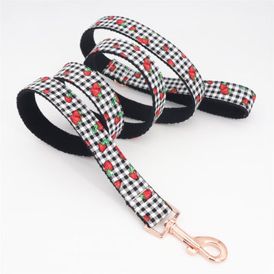 The Strawberry Fields Collar & Leash Set