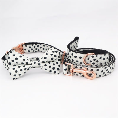 Pawfect Polka Dots Collar & Leash Set