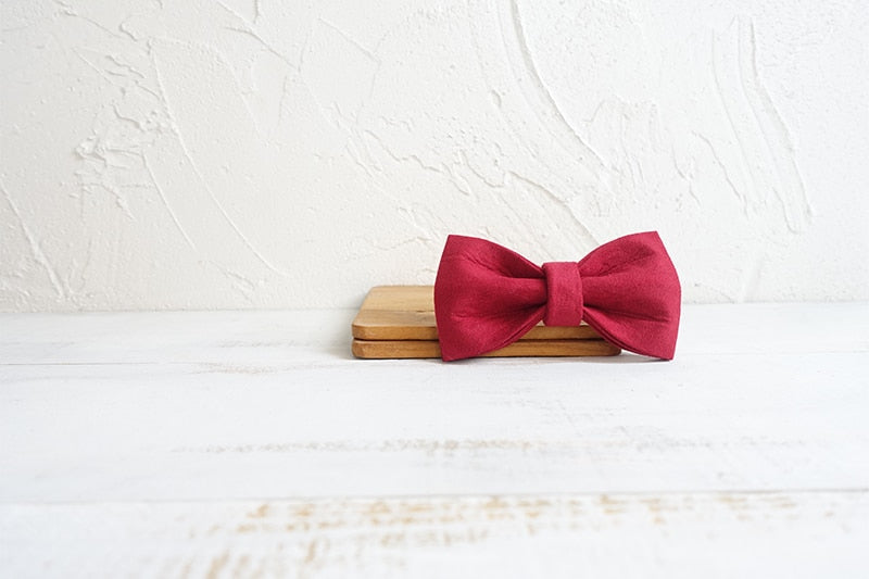 Personalized Scarlet Collar & Bow Tie