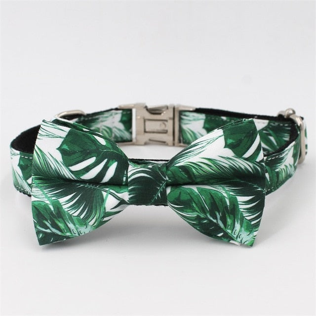 Palm Tree Paradise Collar & Leash Set