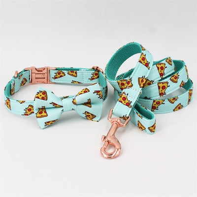 Pizza Party Collar & Leash Set - Collar