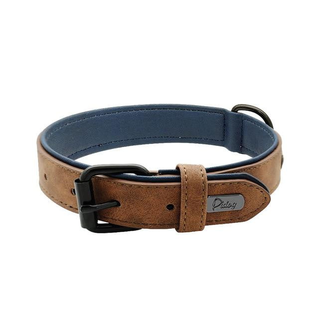 Adjustable Leather Dog Collar - [product_type]