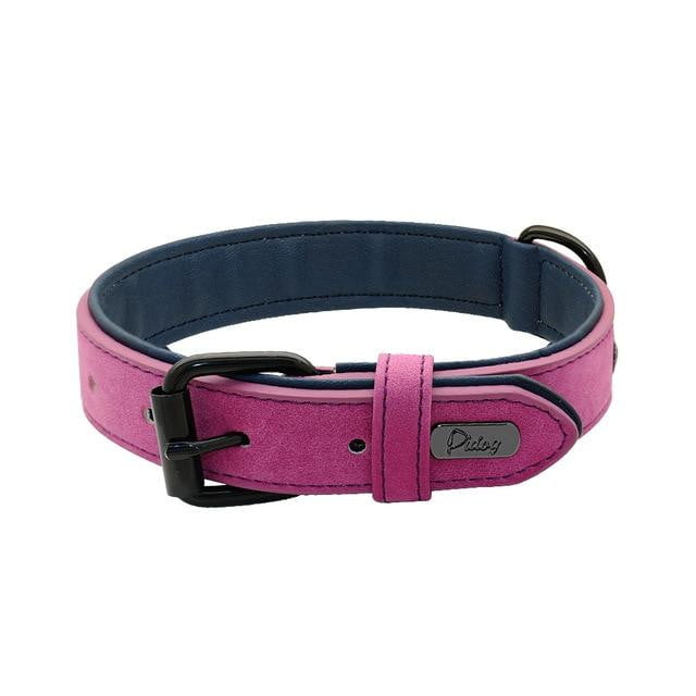 Adjustable Leather Dog Collar