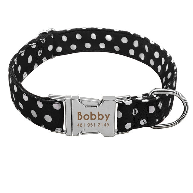 Personalized Polka Dot Collars