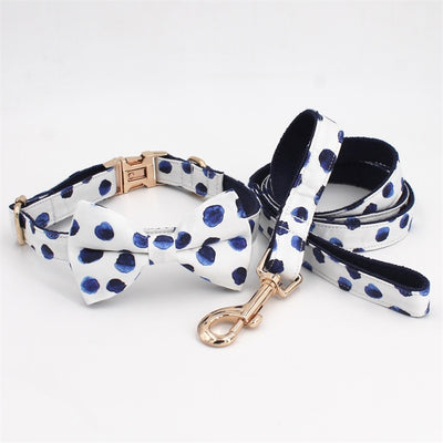 Polka Dot Splash Collar & Leash Set - Collar & Leash Set